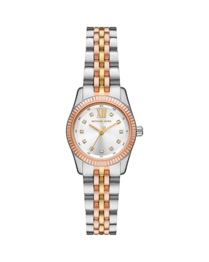 Michael Kors Lexington MK4987 Two-tone Zilveren Wijzerplaat Dameshorloge