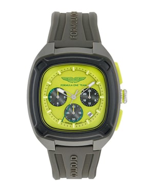 Aston Martin Am Formula 1 Ovr W Heren Grijze Horloge MTFO1F504