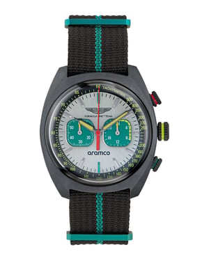 Aston Martin Am Formule 1 Dwf Heren Zwarte Horloge MTFD1F502