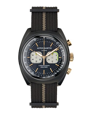 Aston Martin Aml Timeless Ts2 Heren Zwarte Horloge MTTS2F504