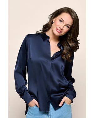 Bellize Blouse Navy