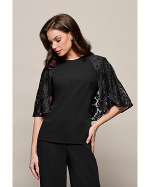 Katherina Top Zwart