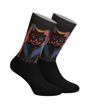 Funny Printed Long Socks for Men and Women