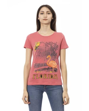 Trussardi Action Multicolor Katoenen Dames T-Shirt