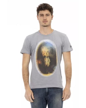 Trussardi Action Grijze Katoenen Heren T-Shirt