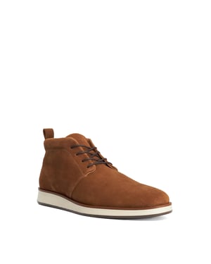 Dune Mens Smoky - Casual Leather Lace-Ups