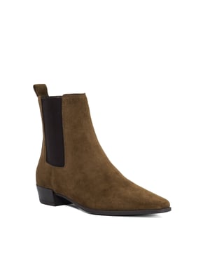 Dune Ladies Parkas - Chisel Toe Low Heel Chelsea Boots