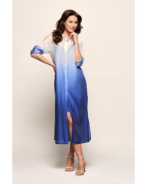Paloma Tuniek Offwhite / Kobalt