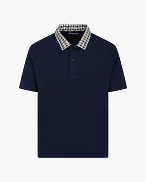 Polo Shirt in Dark Blue