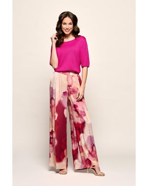 Corby Print Broek Roze