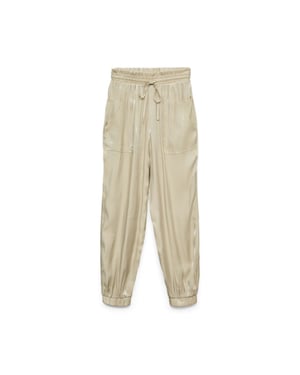 Vero Moda vmmarys liva hw pants wvn lcs 10347235 oatmeal