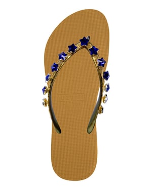 Little Blue Star Flip Flop Ockra