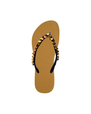 Ljusa Flip Flop Ockra