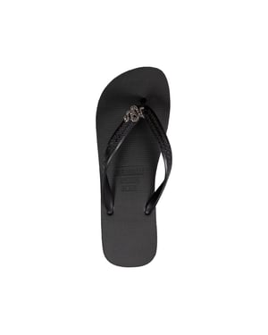 Sport Switch Cobra zwarte teenslippers zwart