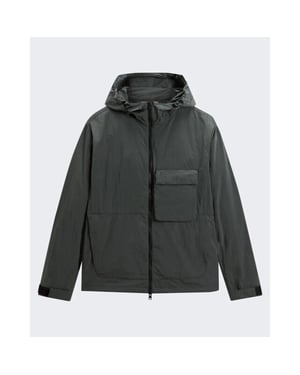 Woolrich Heren shiny nylon hooded jacket