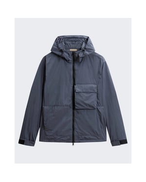 Woolrich Heren shiny nylon hooded jacket
