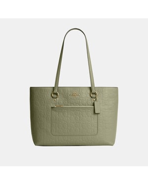 Station Tote Bag In Signature Leather