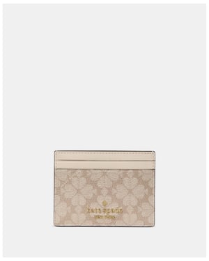 Spade Flower Small Slim Card Holder