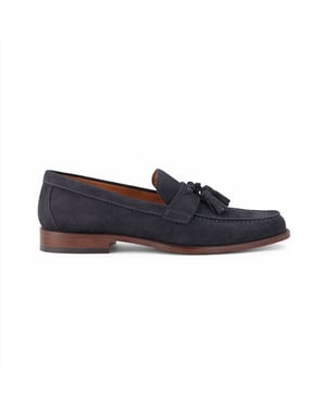 Base London Flint Heren Instappers Navy