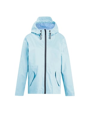 Regatta Womens/Ladies Bayletta Grid Distress Waterproof Jacket (Skyway)
