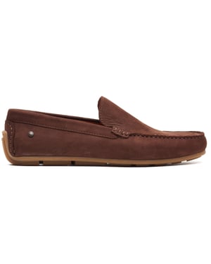 Base London Moss Mens Moccasins Brown