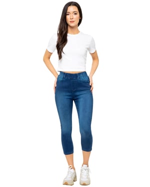 Enzo | Womens Cropped Jeans
