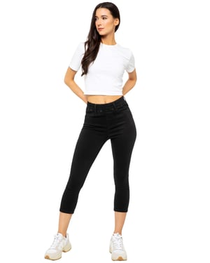 Enzo | Womens Cropped Jeans