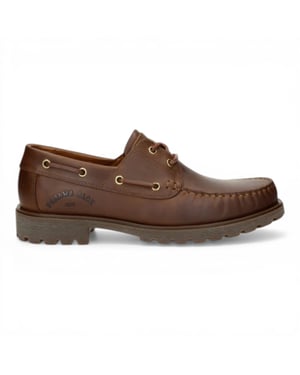 Panama Jack Heren Waterdichte Bark Bruine Leren Veteraarsjes - Boot C5