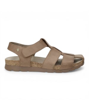 Panama Jack Herren Waterdichte Taupe Leren Sandals - Stanley C8