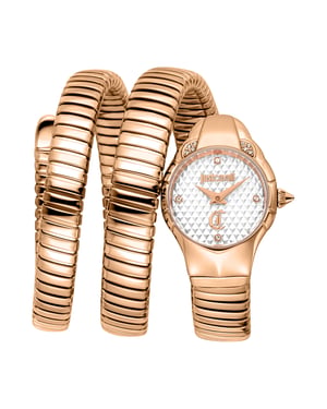 Just Cavalli Women's Snake 316L Stainless Steel Watch
