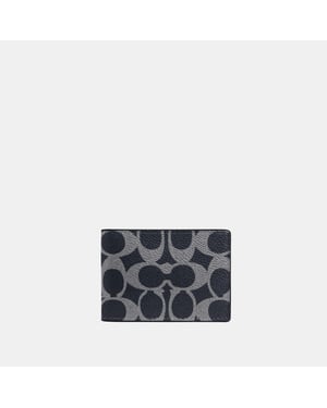 Compact Billfold Wallet In Signature Canvas