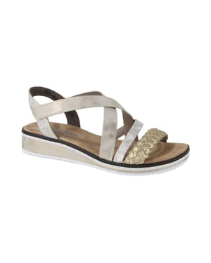 Rieker V3663-90 dames sandalen sportief