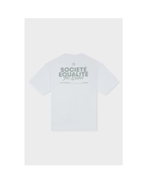 Equalité Equalité societé 2.0 oversized tee grey
