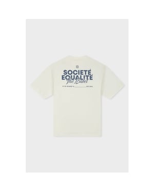 Equalité Equalité societé 2.0 oversized tee navy off