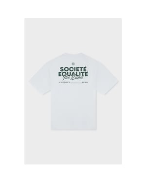 Equalité Equalité societé 2.0 oversized tee green