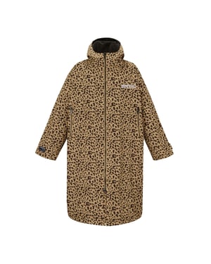 Regatta Unisex Adult Leopard Print Waterproof Reversible Changing Robe (Multicoloured)