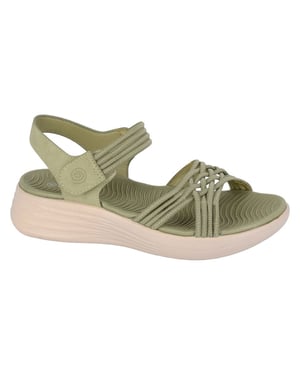 Cipriata Eletta Womens Cross Strap Sandals Sage Green