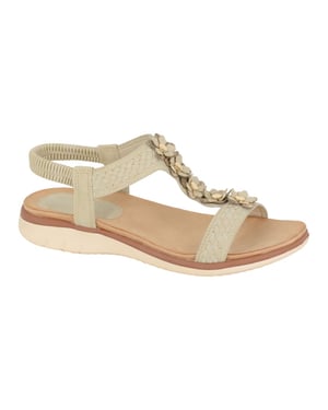 Cipriata Liana Womens Slingback Sandals Beige