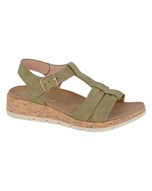 Cipriata Fadia Womens Ankle Strap Sandals Green