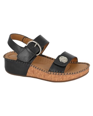 Cipriata Mirian Womens Slingback Sandals Black
