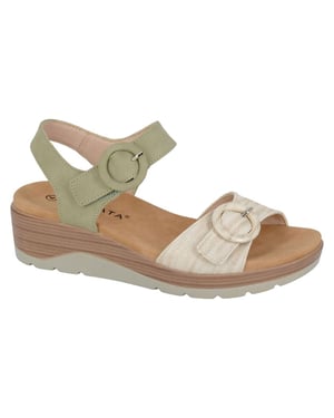 Cipriata Fera Womens Slingback Sandals Green