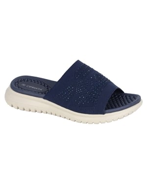 Cipriata Eliana Womens Mules Sandals Navy Blue