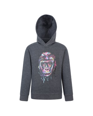 Mountain Warehouse Kinder/Kids Graffiti Gorilla Hoodie (Grijs)