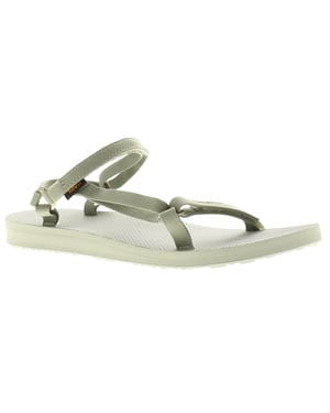 Teva Womens Strappy Sandals Original Universal slim Touch Fastening sea grass