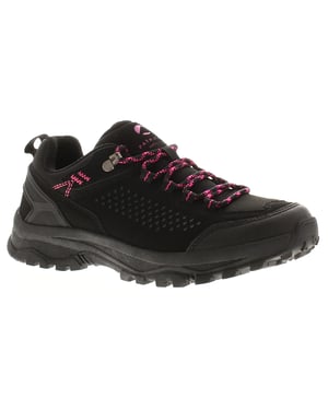 Womens Walking Shoes Trainers Drake Lace Up black
