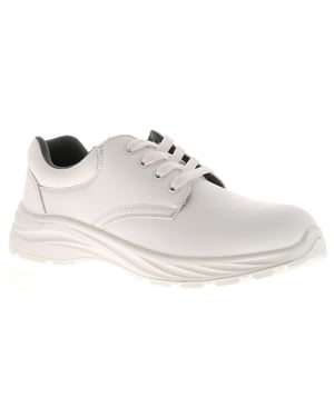 Tradesafe Mens Safety Shoes Steel Toe Cap Macky white