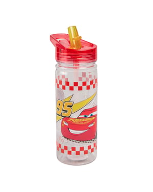 Cars Childrens Water Bottle red orange yellow