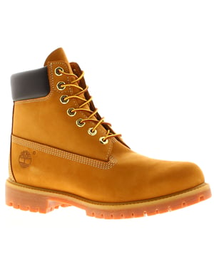 Timberland Mens Smart Boots Premium 6 Inch Waterproof Leather Lace Up tan