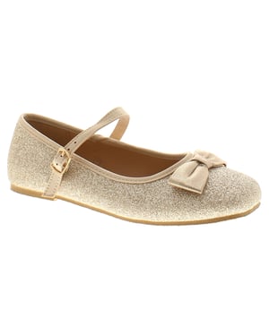 Princess Stardust Girls Shoes Party Glitter Hayley gold