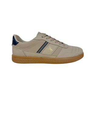 Penguin Striker Heren Beige/Navy Sneakers